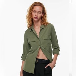 Babaton Utility Shirt NWOT- fits to size S and size M